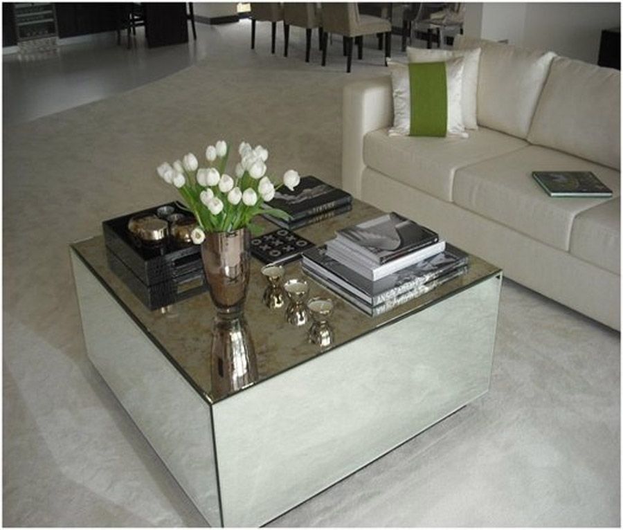 Awesome Favorite Coffee Tables Mirrored Within Mirrored Coffee Table Set (Photo 9 of 50)