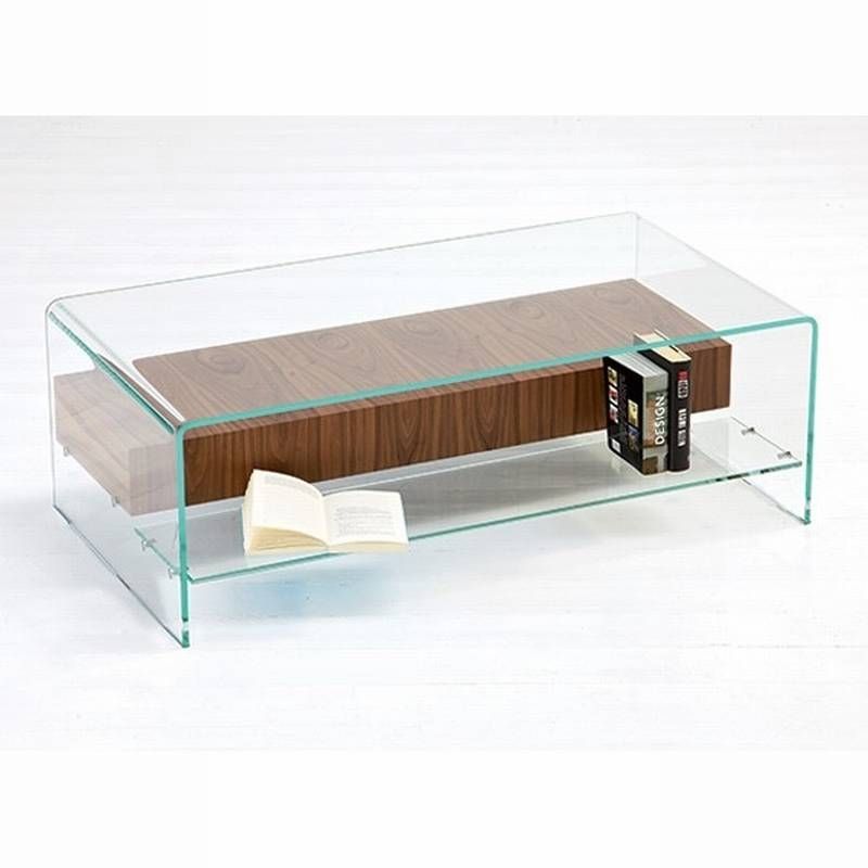 Awesome Favorite Glass Coffee Tables With Shelf In Bent Glass Coffee Tables (View 2 of 50)