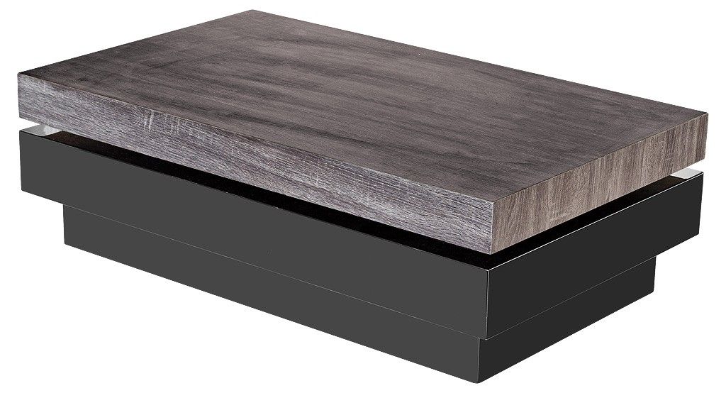 Awesome Latest Dark Wooden Coffee Tables Intended For Miyazaki Rotating Coffee Table Dark Oak Be Fabulous (View 50 of 50)