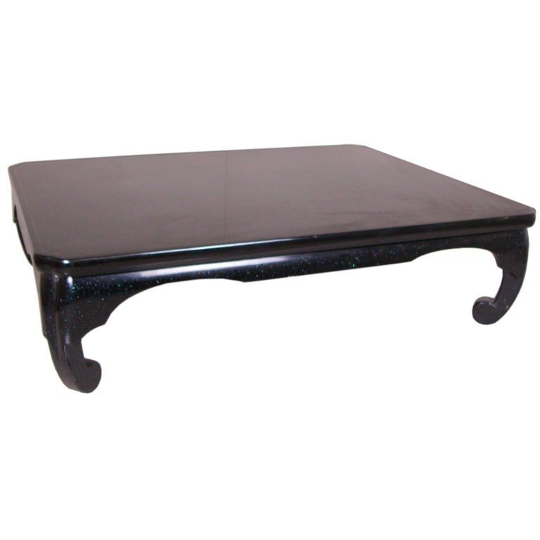 Awesome Popular Lacquer Coffee Tables Throughout Japanese Black Lacquer Coffee Table For Sale At 1stdibs (View 7 of 40)