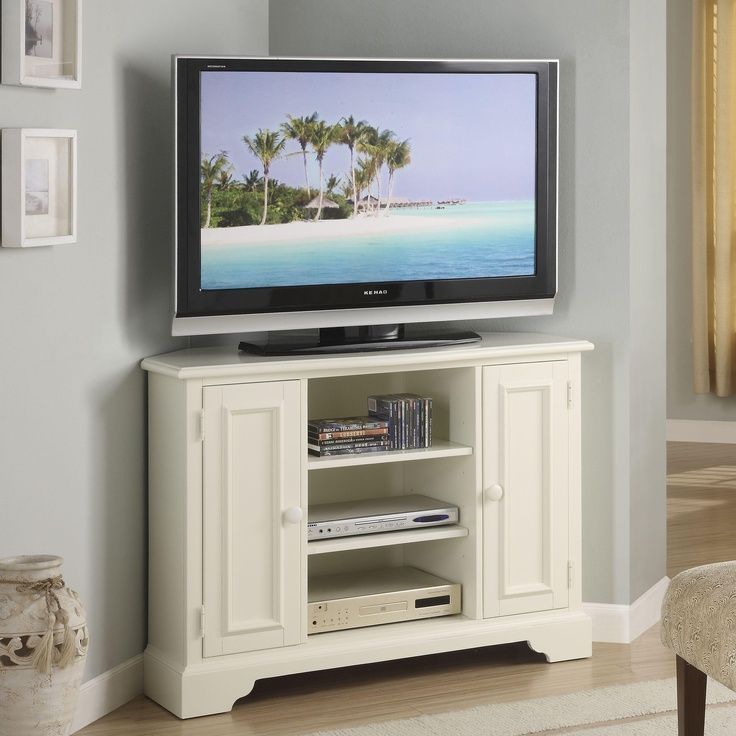 Awesome Popular White Small Corner TV Stands For Best 25 Small Corner Tv Stand Ideas On Pinterest Corner Tv (Photo 4 of 50)