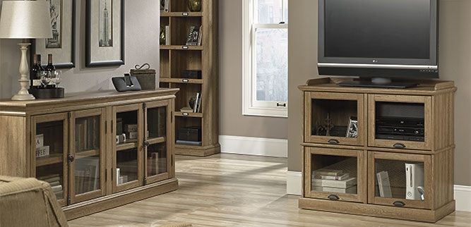 Awesome Premium Lane TV Stands Pertaining To Sauder Furniture Shop Brands (View 21 of 50)