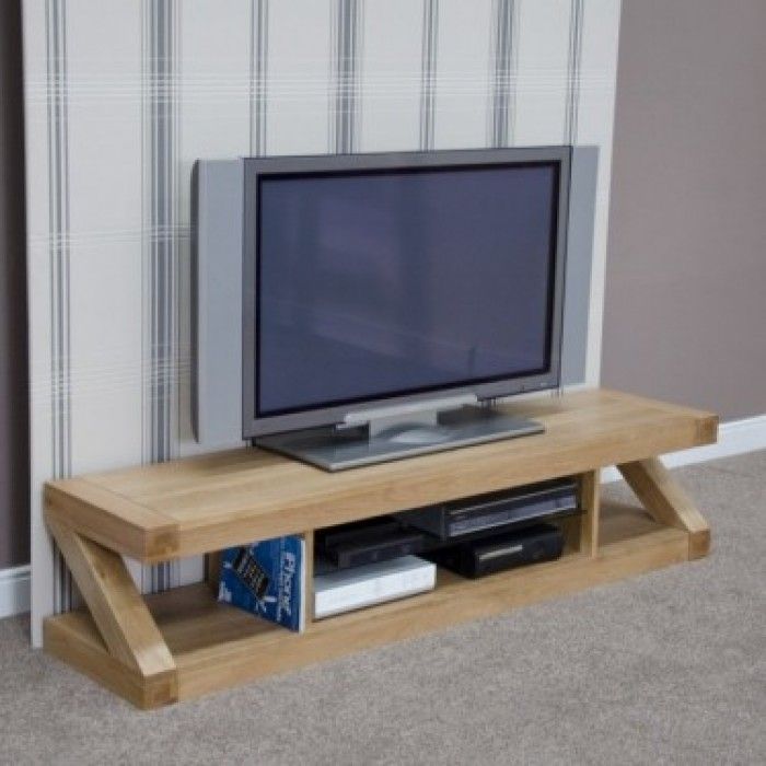 Awesome Top Low Oak TV Stands Throughout Tv Stands Mobile Flat Panel Tv Stand 2017 Collection Mesmerizing (Photo 4 of 50)