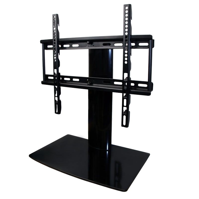 Awesome Variety Of 44 Swivel Black Glass TV Stands Pertaining To Universal I Tabletop Tv Stand Swivel I Height Adjustment (View 42 of 50)