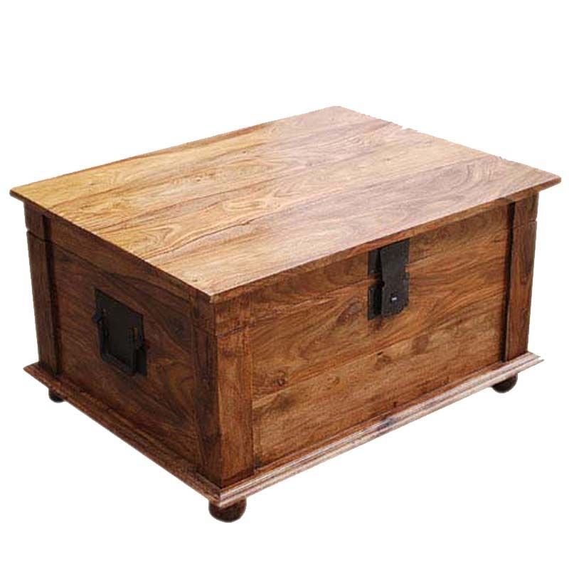 Awesome Variety Of Hardwood Coffee Tables With Storage Within Sierra Nevada Solid Wood Coffee Table Storage Trunk (View 19 of 50)