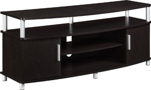 Awesome Well Known Espresso TV Cabinets Regarding Amazon Ameriwood Home Carson Tv Stand For Tvs Up To 50 Wide (View 24 of 50)