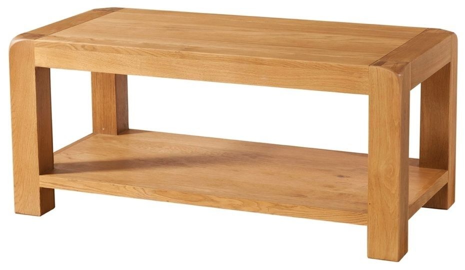 Awesome Wellknown Oak Coffee Tables With Shelf With Buy Devonshire Avon Oak Coffee Table With Shelf Online Cfs Uk (View 15 of 40)