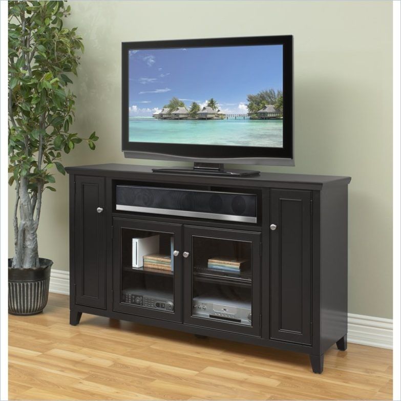 Awesome Well Known Tall Black TV Cabinets Regarding Tall Black Tv Stand (Photo 20 of 50)