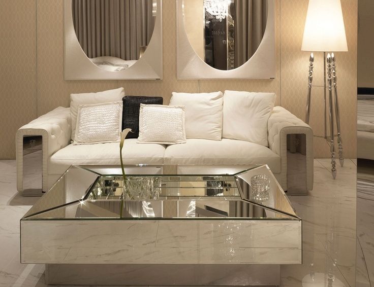 Awesome Wellliked Oval Mirrored Coffee Tables Intended For Best 20 Mirrored Coffee Tables Ideas On Pinterest Home Living (View 44 of 50)