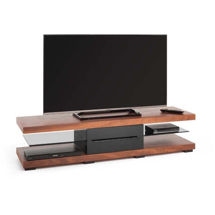 Awesome Wellliked Techlink Arena TV Stands Throughout Techlink Echo Xl Series 75 Inch Tv Stand Walnut Ec150w (Photo 48 of 50)