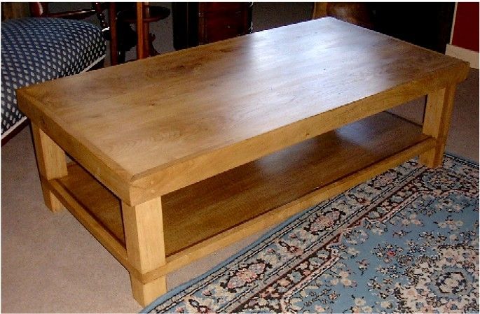 Awesome Widely Used Oak Coffee Tables With Shelf In Luxury Oak Coffee Table Plans About Interior Design For Home (View 5 of 40)