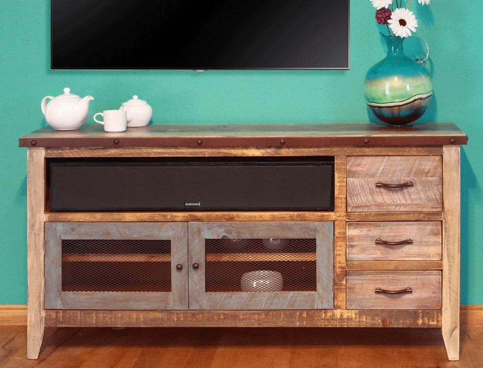 Awesome Widely Used Rustic TV Stands Pertaining To Rustic Tv Stands (View 43 of 50)
