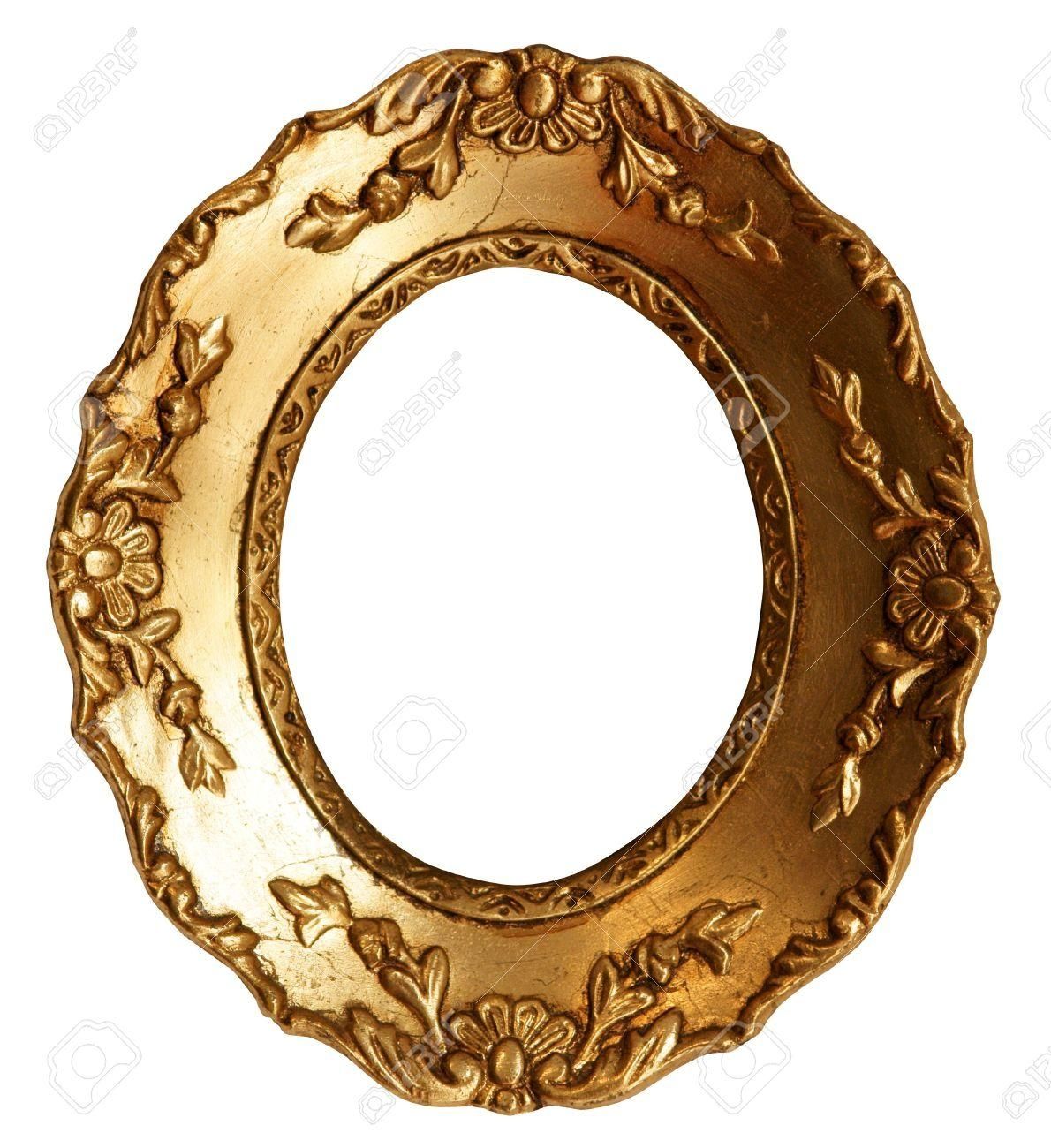 Baroque Small Gold Mirror / Picture Frame With Ornaments To Put Pertaining To Small Baroque Mirror (Photo 7 of 20)