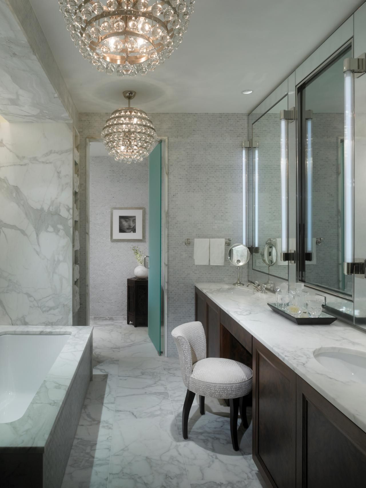 Bathroom Chandelier Lighting Bathroom Decorating Tips And Ideas In Bathroom Chandelier Wall Lights (View 12 of 25)