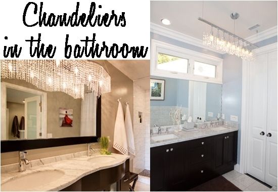 Bathroom Lighting To Update Your Space Home Decorating Blog For Crystal Chandelier Bathroom Lighting (View 4 of 25)