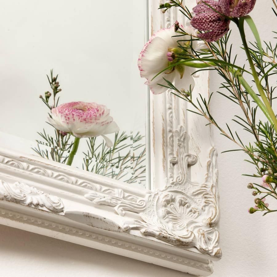 Beautifull Distressed Vintage Style Wall Mirrorhand Crafted Pertaining To Vintage Wall Mirrors (View 7 of 20)
