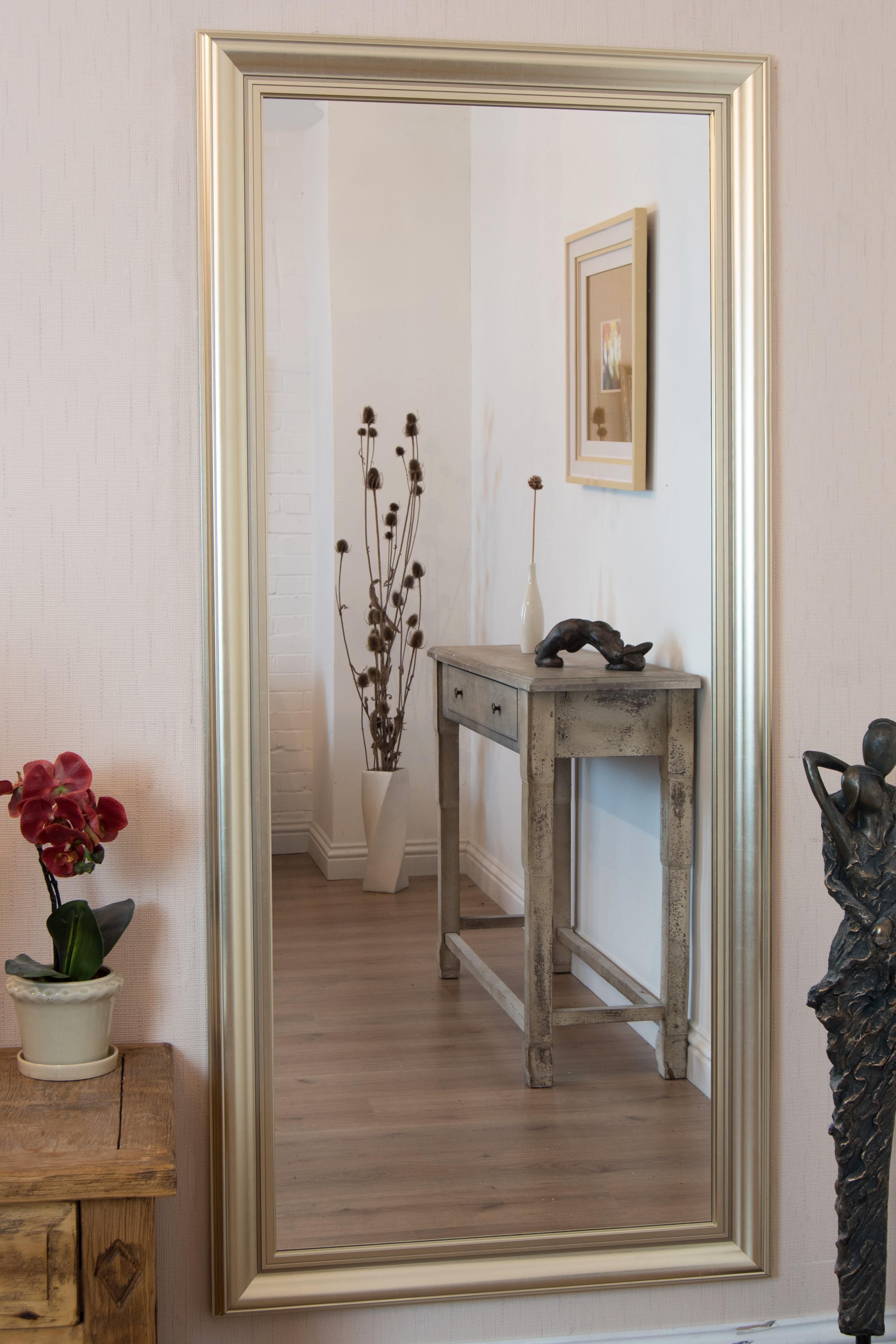 Full Length Mirror In Bedroom Ideas : Naomi home rustic mirror natural