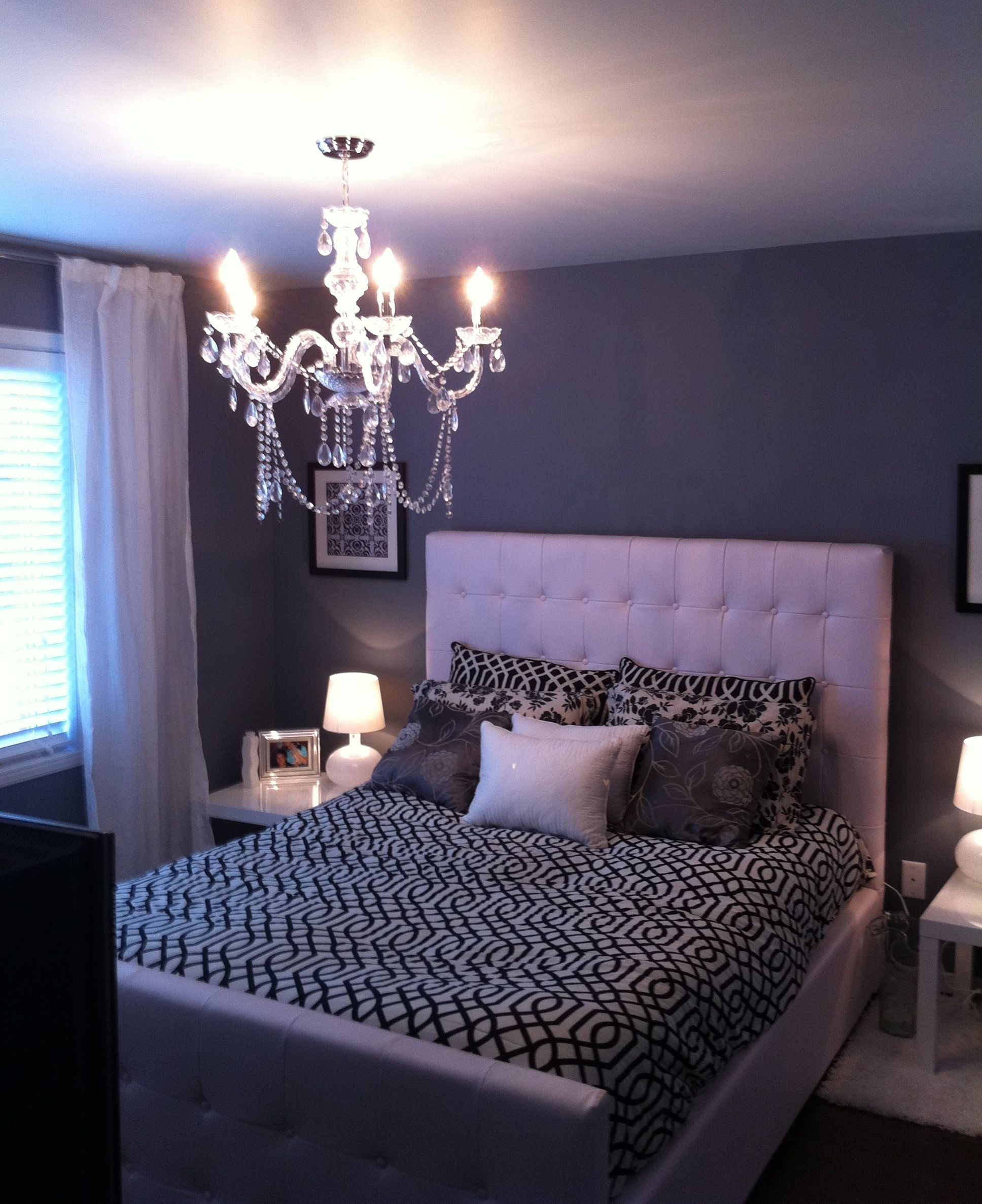 Bedrooms Mesmerizing Small Bedroom Chandeliers Mini Chandelier Inside Purple Crystal Chandelier Lights (View 23 of 25)