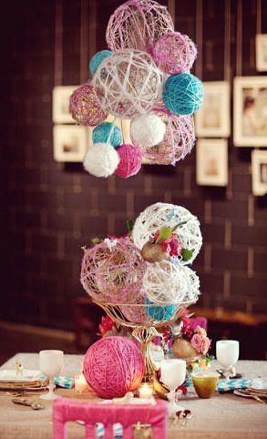 Best 10 Yarn Chandelier Ideas On Pinterest Hemp Yarn Yarn For Turquoise Ball Chandeliers (View 24 of 25)