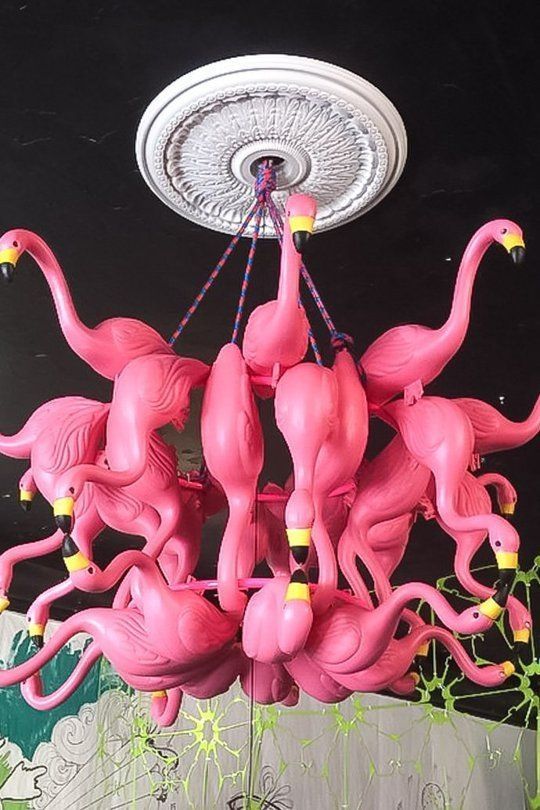 Best 20 Plastic Chandelier Ideas On Pinterest Water Bottle Art For Pink Plastic Chandeliers (View 5 of 25)