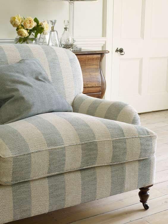 Best 20+ Striped Couch Ideas On Pinterest | Farmhouse Seat Regarding Blue And White Striped Sofas (Photo 13 of 20)