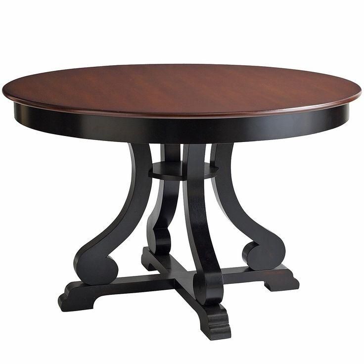 Best 25+ Black Round Dining Table Ideas On Pinterest | Dining In Black Circular Dining Tables (View 19 of 20)