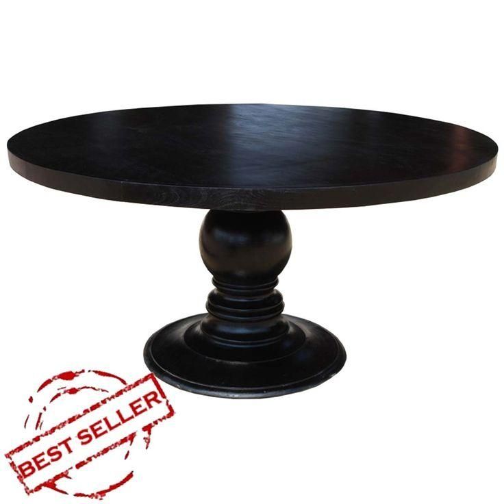 Best 25+ Black Round Dining Table Ideas On Pinterest | Dining Intended For Black Circular Dining Tables (View 4 of 20)