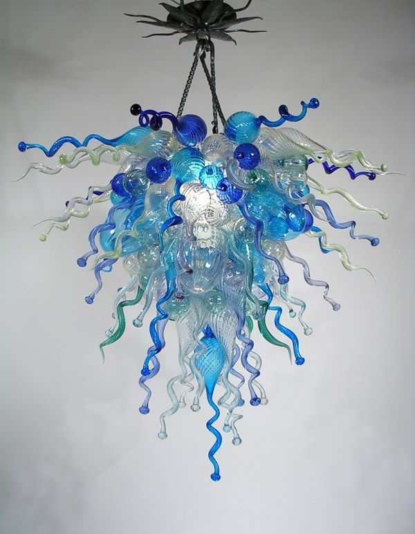Best 25 Blown Glass Chandelier Ideas On Pinterest Blown Glass Inside Turquoise Glass Chandelier Lighting (View 25 of 25)