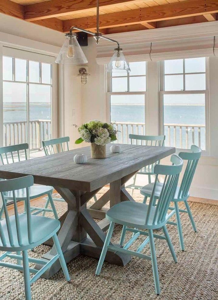 Best 25+ Blue Dining Tables Ideas On Pinterest | Dinning Room Pertaining To Blue Dining Tables (Photo 4 of 20)
