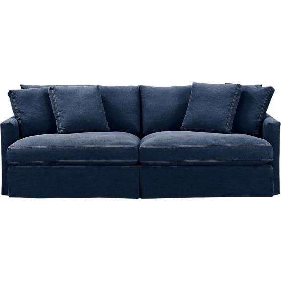 Best 25+ Denim Sofa Ideas Only On Pinterest | Light Blue Couches Inside Blue Slipcover Sofas (View 12 of 20)
