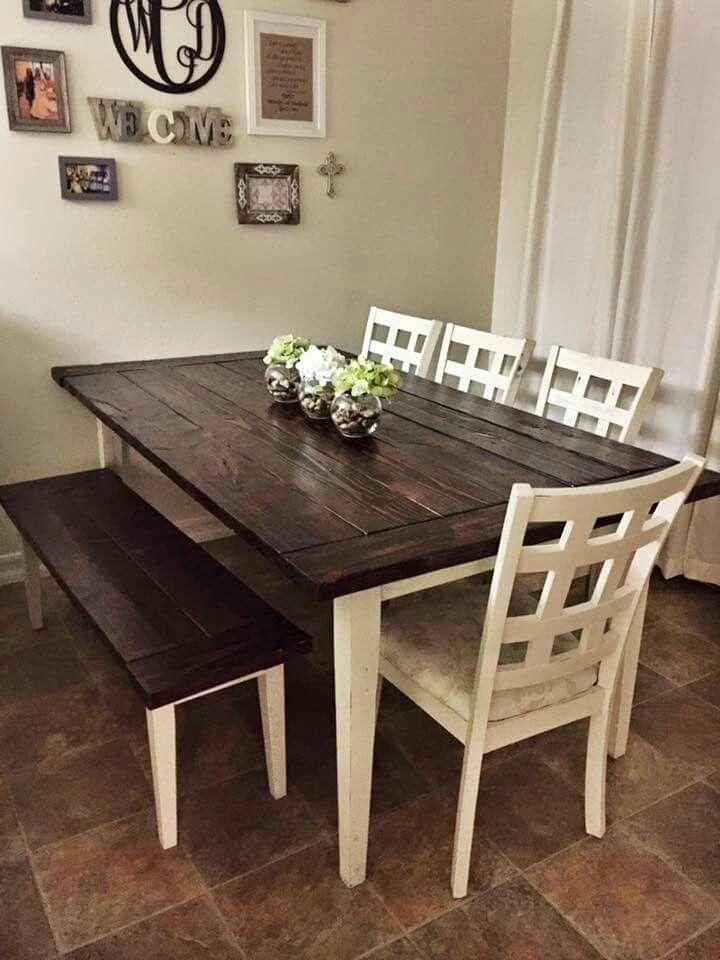 Best 25+ Farmhouse Table Legs Ideas Only On Pinterest | Kitchen Throughout Dining Tables With White Legs (View 14 of 20)