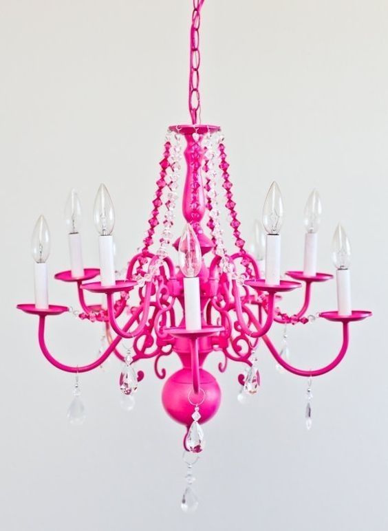 Best 25 Pink Chandelier Ideas On Pinterest Retro Lamp Regarding Turquoise Bedroom Chandeliers (View 7 of 25)