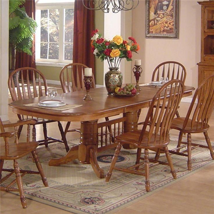 Best 25+ Solid Oak Dining Table Ideas On Pinterest | Oak Dining Within Oak Dining Tables Sets (View 18 of 20)