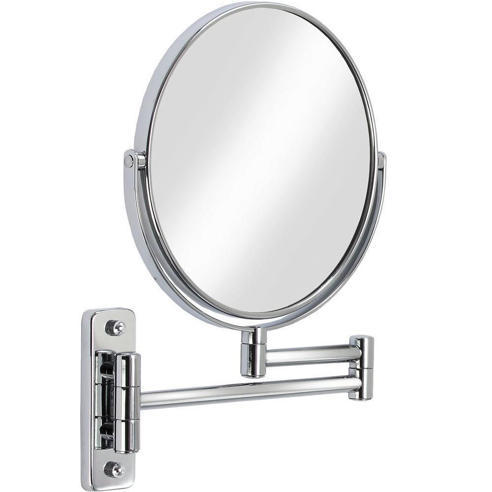 Better Living Products Cosmo 8 In. X 8 In. Wall Mirror In Chrome Throughout Chrome Wall Mirror (Photo 5 of 20)