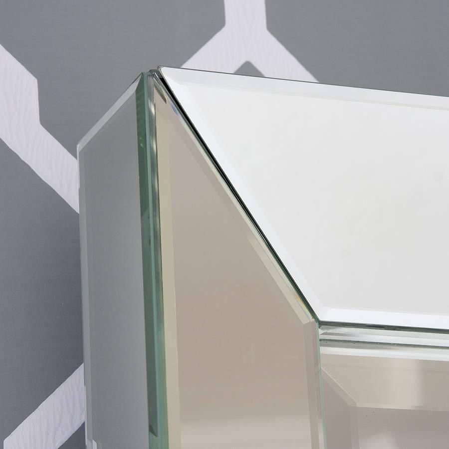 Bevelled All Glass Mirrordecorative Mirrors Online Pertaining To Bevelled Glass Mirrors (View 5 of 20)