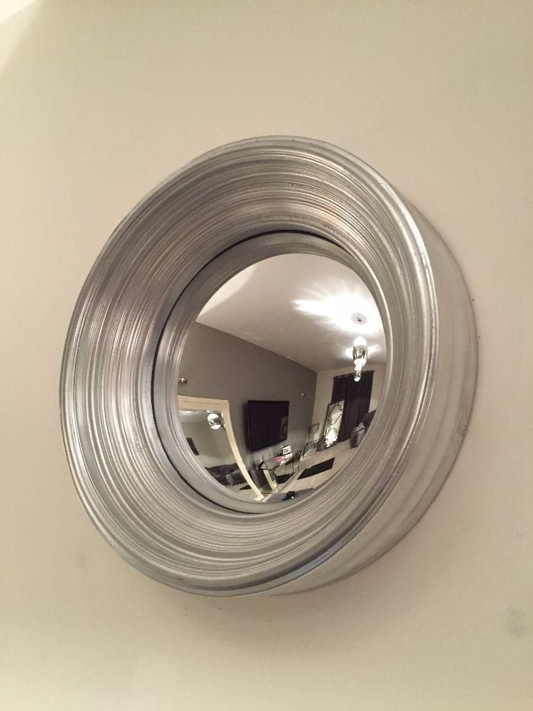 Brand New Small Round Silver Porthole Curved Wall Mirror Hall Inside Porthole Wall Mirror (View 19 of 20)