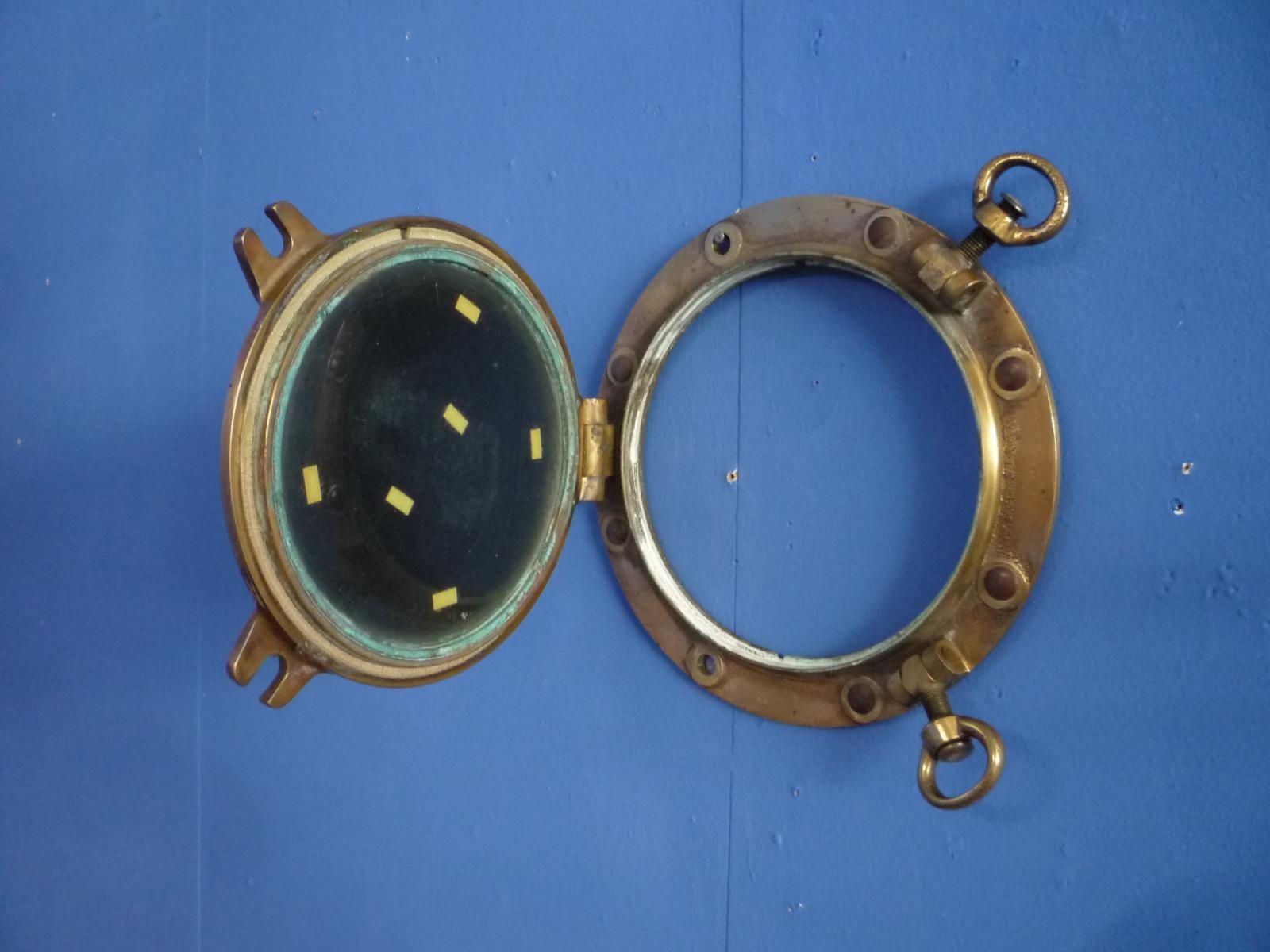 Brass Porthole Wall Mirror, 1930S For Sale At Pamono In Porthole Wall Mirror (Photo 16 of 20)