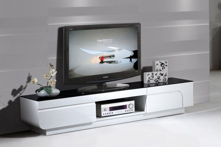 Brilliant Brand New High Gloss White TV Cabinets For White High Gloss 2m Tv Unit Unique Modern Design (Photo 14 of 50)