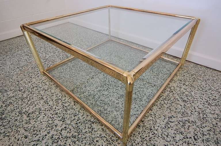Brilliant Common Glass Gold Coffee Tables For Innovative Glass And Gold Coffee Table Elegant Gold Glass Coffee (Photo 20 of 50)