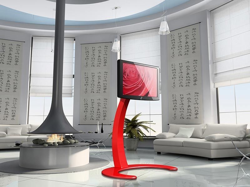 Brilliant Deluxe Single TV Stands Pertaining To Tv Stands 2017 Contemporary Colorful Tv Stands Design Ideas Light (Photo 25 of 50)