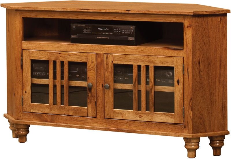 Brilliant Fashionable Large Corner TV Cabinets In Harvest Corner Tv Cabinet Indiana Amish Tv Cabinet Custom Wood (View 4 of 50)