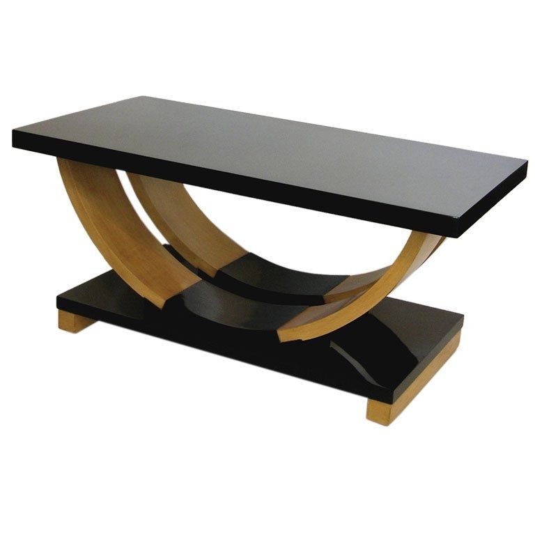 Brilliant High Quality Art Coffee Tables Regarding Streamline Art Deco Coffee Table Brown And Saltman At 1stdibs (View 17 of 50)