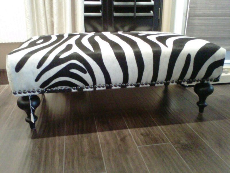 Brilliant New Animal Print Ottoman Coffee Tables Pertaining To Window Coverings And More At Sheilas Window Toppers Crowfoot Nw (View 24 of 50)