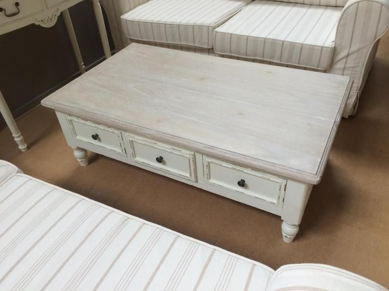 Brilliant Popular Oak And Cream Coffee Tables Within Rectangle Cream Oak Coffee Table Mulberry Moon (Photo 8 of 40)