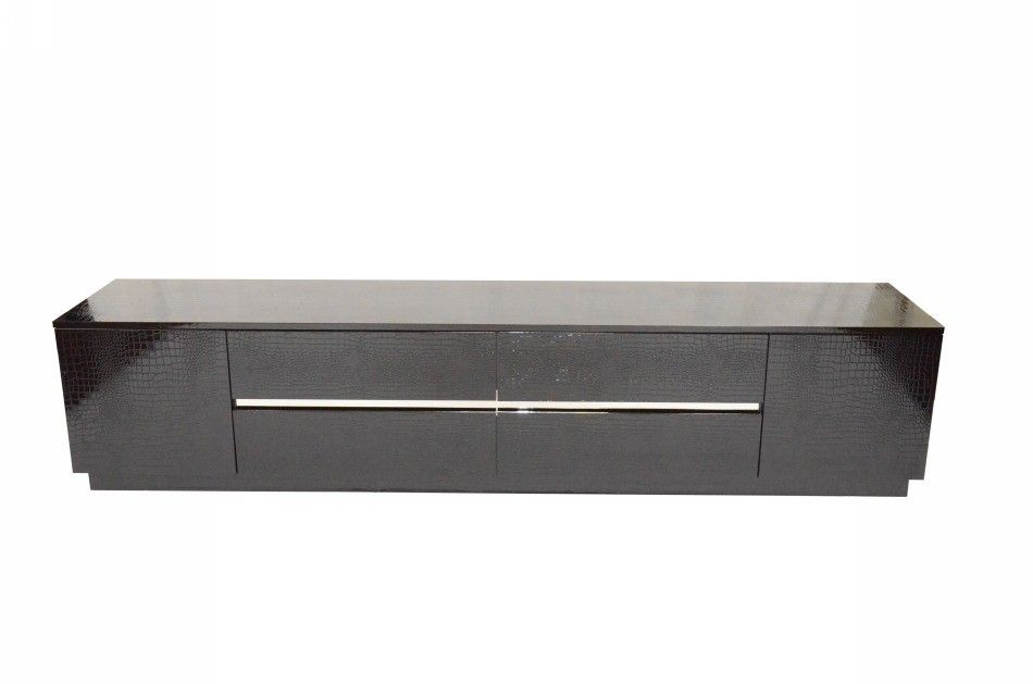 Brilliant Popular White And Black TV Stands Within Ge A885 032 Black Tv Stand Tv Stands Star Modern Furniture (View 32 of 50)