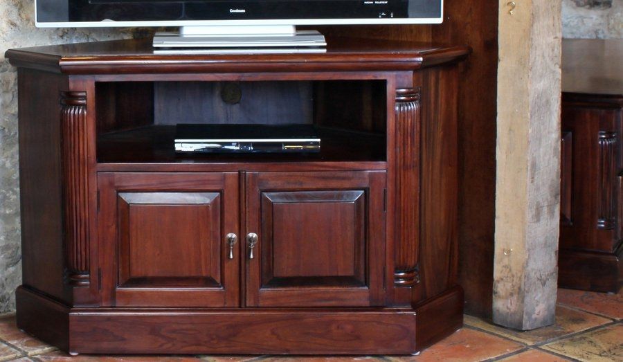 Brilliant Preferred Mahogany TV Cabinets Inside Abdabs Furniture La Roque Mahogany Corner Tv Cabinet (Photo 1 of 50)