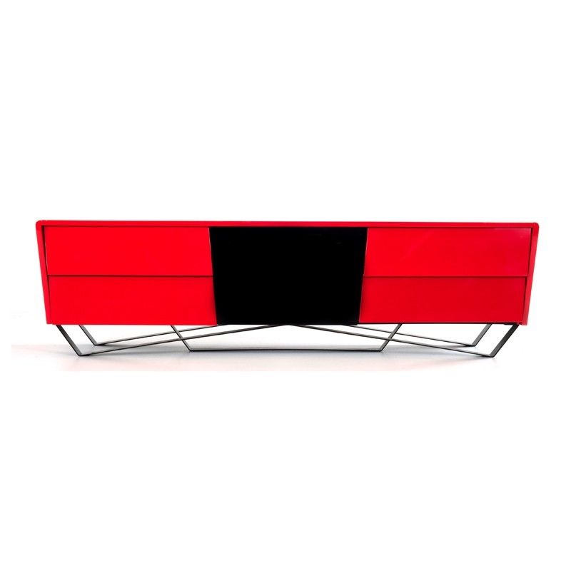 Brilliant Preferred Red Modern TV Stands Throughout Domus Max Modern Red Tv Stand (View 8 of 50)