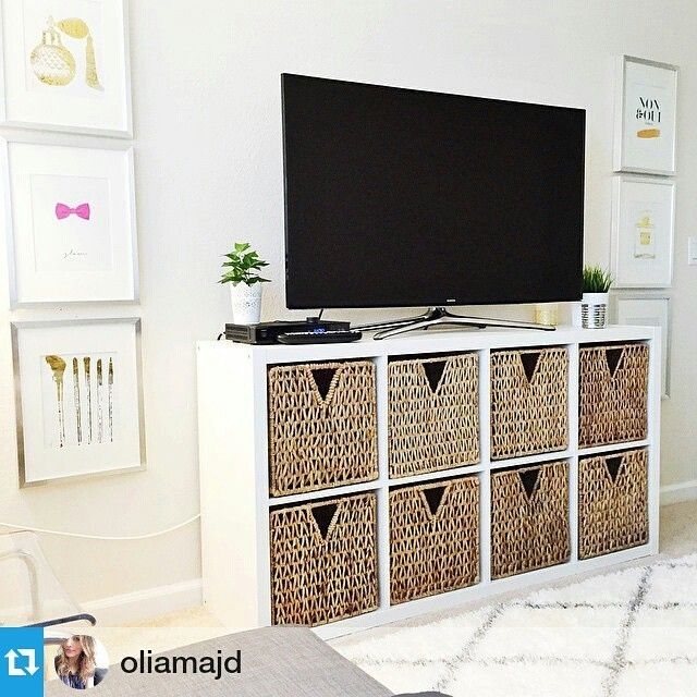 Brilliant Wellknown TV Stands With Baskets Throughout Best 25 Bedroom Tv Stand Ideas On Pinterest Tv Wall Decor (Photo 45 of 50)