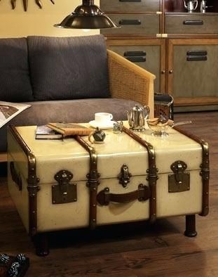 Brilliant Wellliked Stainless Steel Trunk Coffee Tables With Regard To Trunks As Coffee Tables Blackbeardesignco (View 27 of 50)