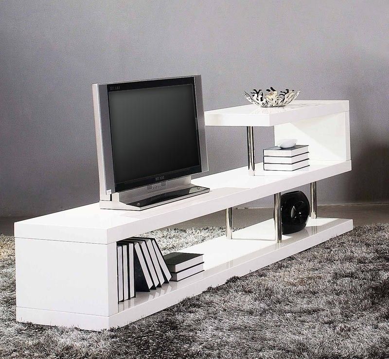 Brilliant Wellliked White Modern TV Stands For Modern White Lacquer Tv Stand (Photo 1 of 50)
